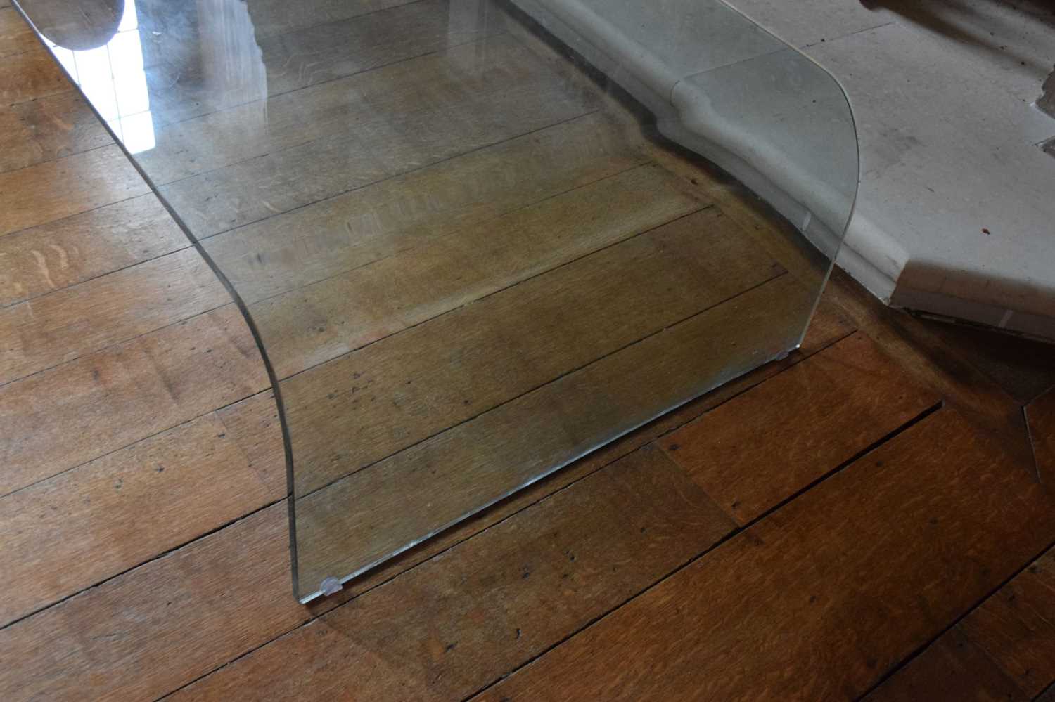 Cattelan Italia - Late 20th Century Italian modernist glass and marble coffee table - Image 4 of 9