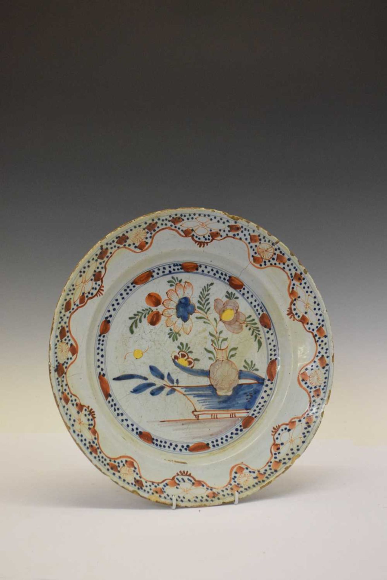18th Century English Delftware dish - Image 11 of 11