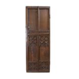 English early oak door, probably 16th Century
