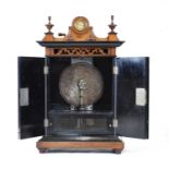 Late 19th Century walnut-cased upright polyphon