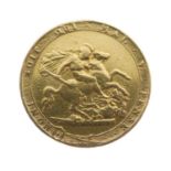 George III gold sovereign, 1820