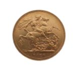 Victorian gold sovereign, 1880