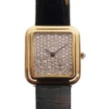 David Morris for Harrods - Gentleman's 18ct gold cased wristwatch