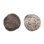 Edward III hammered groat, plus another hammered coin