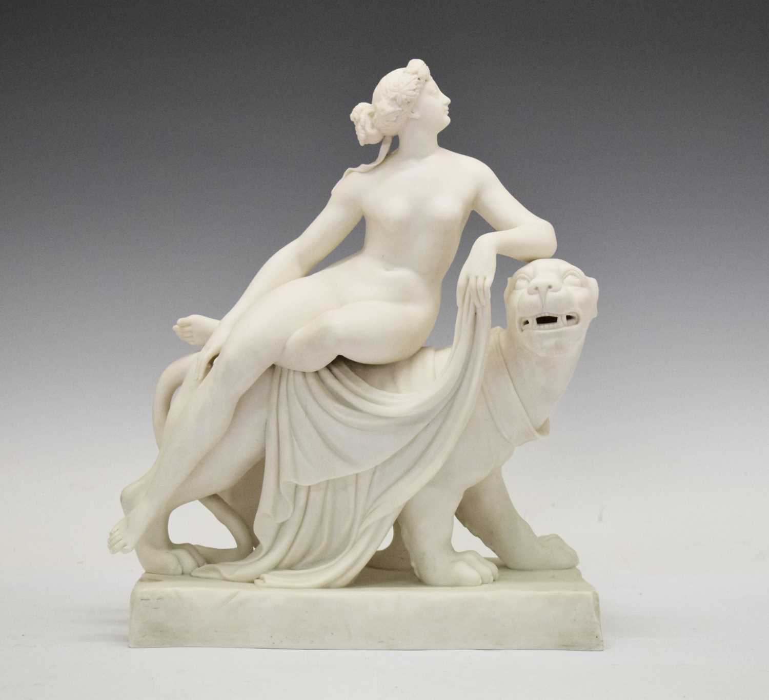 Parian figure 'Ariadne and the Panther'