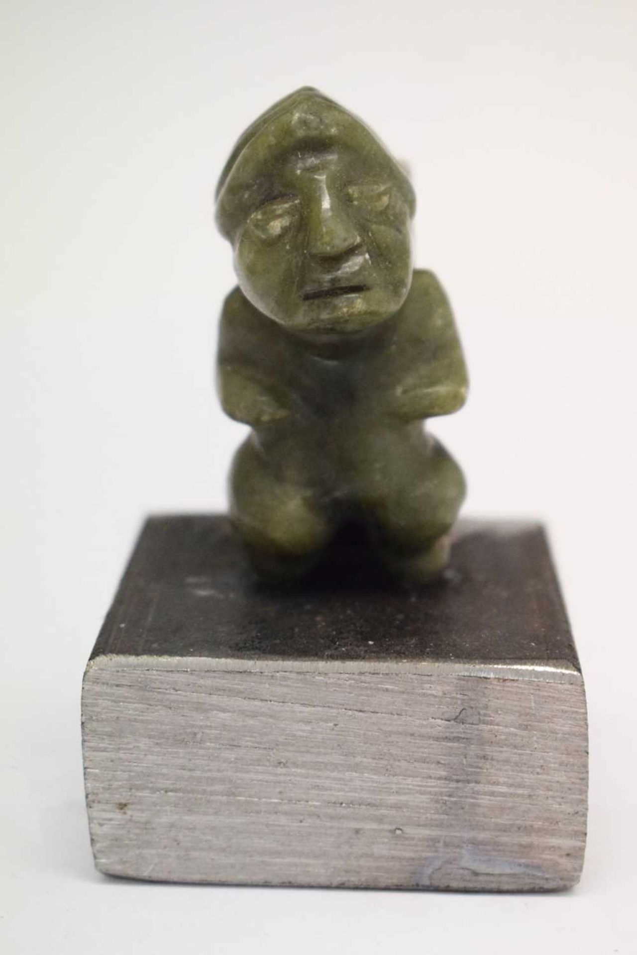 Pre Columbian Mayan jade figure