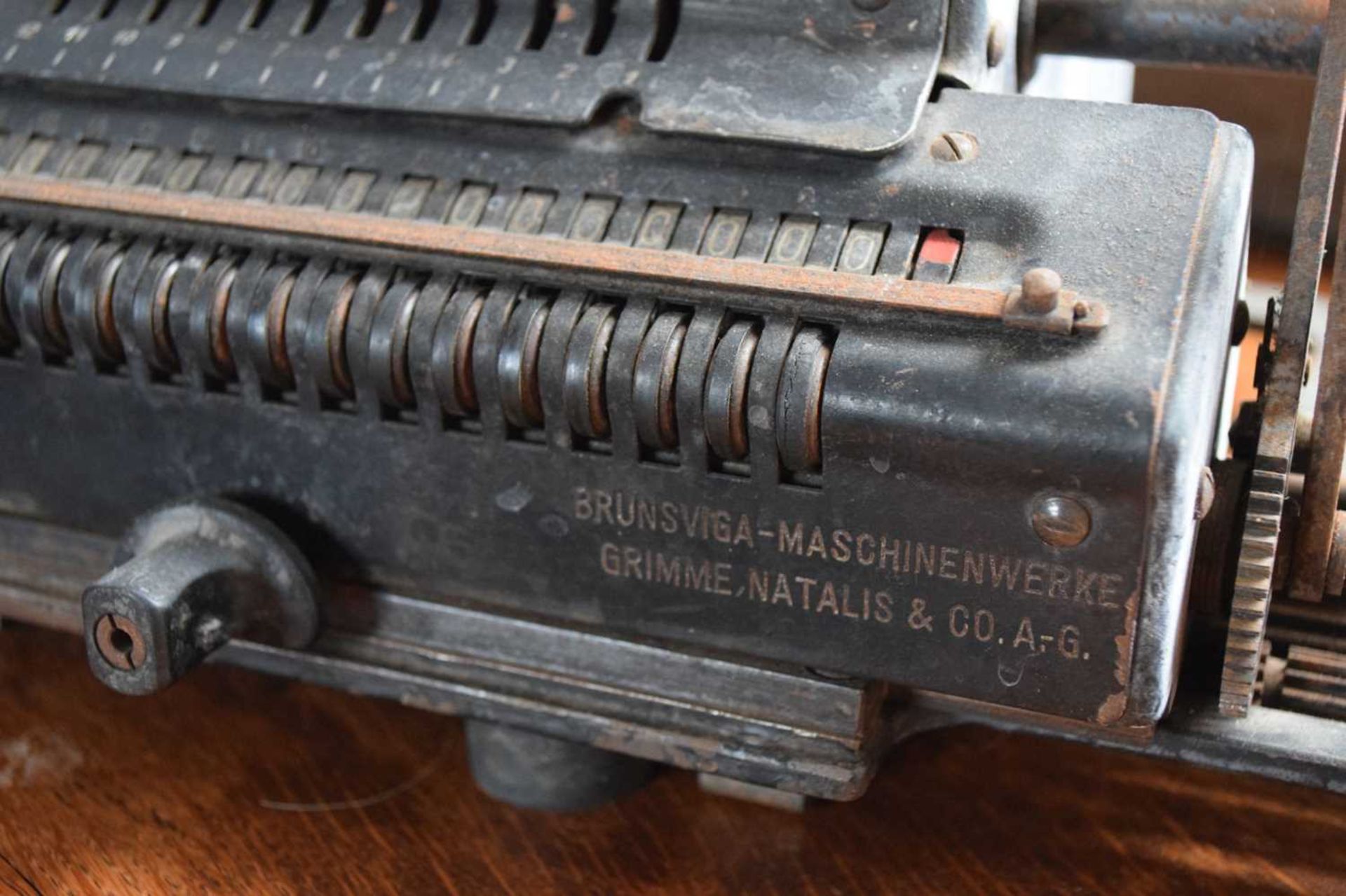 Brunsviga 20 adding machine, serial no:215390 - Image 7 of 8