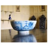 18th Century English delftware bowl