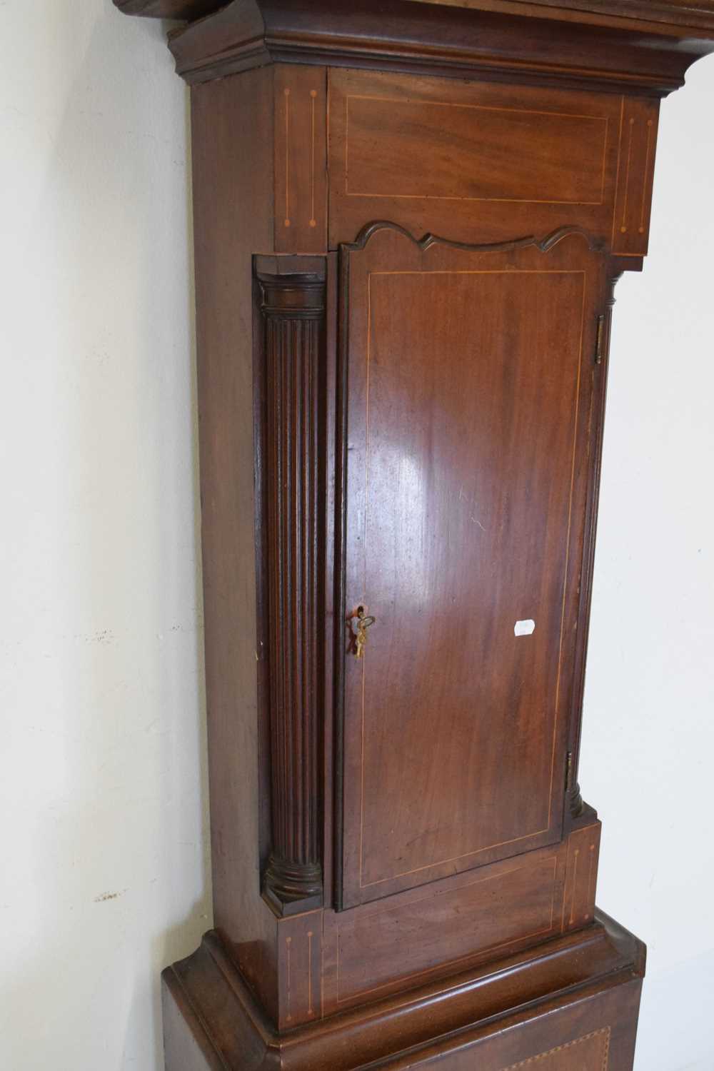 Early 19th Century inlaid mahogany cased 8-day brass dial longcase clock - Richard Hornby, Oldham - Image 8 of 14