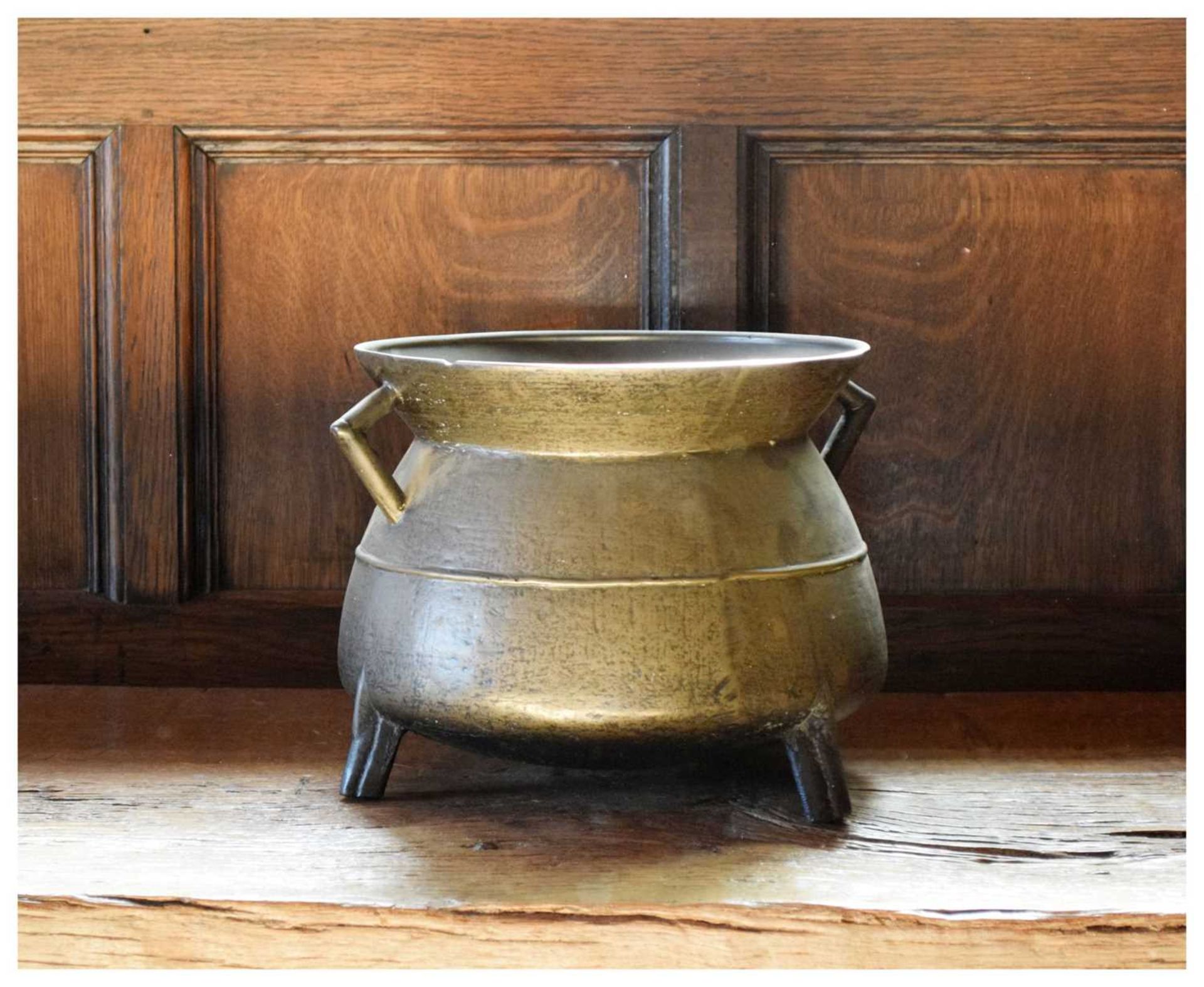 17th Century alloy cauldron