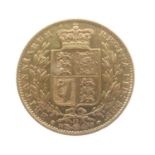 Victorian gold sovereign, 1871