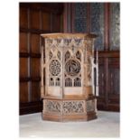 Oak pulpit