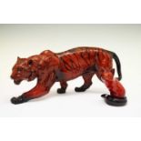 Royal Doulton flambé tiger and fox (2)