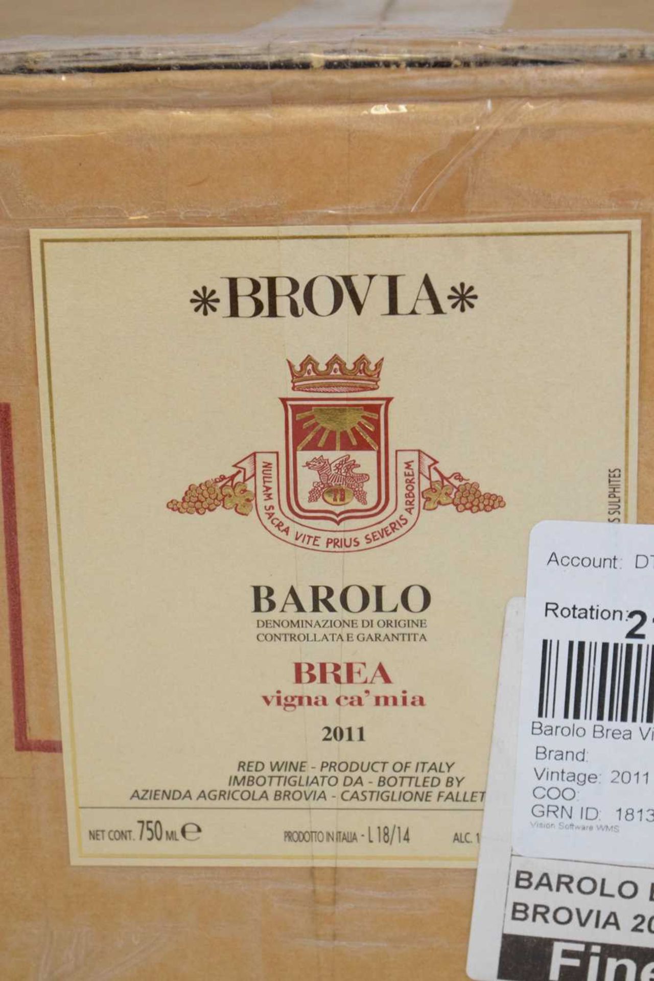 Azienda Agricola Brovia Barolo 'Brea Vigna Ca' Mia', 2011, Barolo, Piedmont - Image 2 of 6