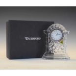 Waterford crystal large carriage clock
