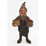 Early 20th Century cold painted terracotta figure by Johann Maresh