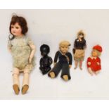 Small collection of early 20th Century dolls to include Norah Wellings