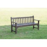 Lister & Co. teak garden bench or seat