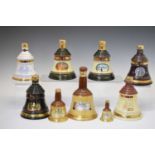 Quantity of Bells Scotch whisky Wade bell decanters