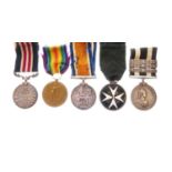 Medal group awarded to Staff Serjeant S.R. Sargant of the Royal Army Medical Corps