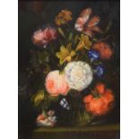 Hugh M. Ewing (1869-1933) - Oil on panel - Pair of still lives of flowers