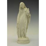 Parian figure of a classical maiden