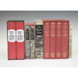 Folio Society - Collection of non fiction books mainly relating to Wars and Battles