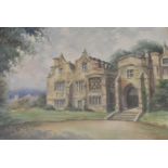 Early 20th Century - Watercolour - 'Clevedon Court'