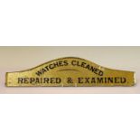 Advertising - Early 20th Century bevelled glass and gilt sign