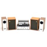 AKAI Amp, Stereo Recorder, etc and a pair of Rank Wharfedale Speakers