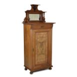 French walnut vanity cabinet, circa 1900