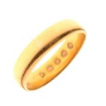 22ct gold wedding band