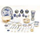 Group of Chinese blue and white porcelain