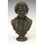 Reproduction bust of Mozart