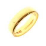 22ct gold wedding band