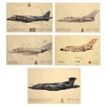 Five Royal Air Force prints