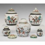 Group of Chinese crackleware