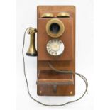 Vintage reproduction 'Centenary of the telephone 1876-1976' wall mounted telephone
