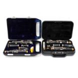 Two Yamaha clarinets