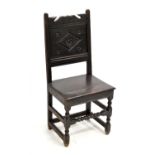 17th Century oak chair