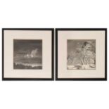 Ansel Adams - Two Lithograph Reproduction Photographic Prints