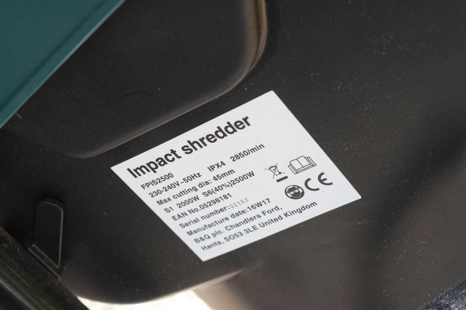 Garden electric impact shredder - Image 2 of 4