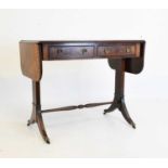 Reproduction mahogany sofa table