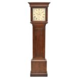 19th Century oak cased painted dial longcase clock, S.Collier, Eccles