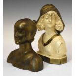 Two female busts