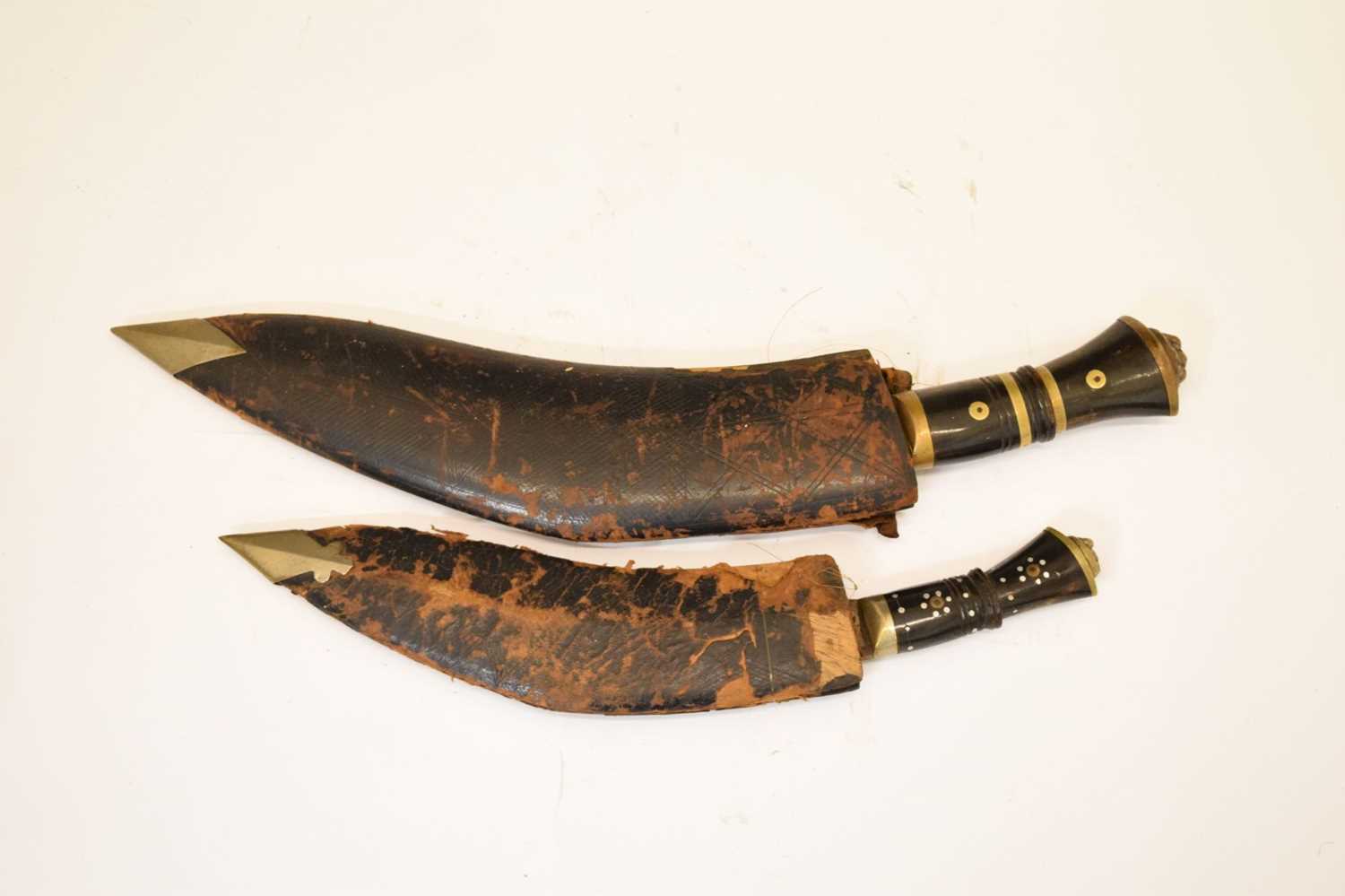 Nepalese kukri of traditional form and three smaller kukris - Image 2 of 19