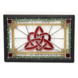 Early 20th Century stained glass panel