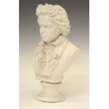 Parian bust of Beethoven
