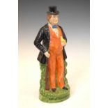 19th Century polychrome Staffordshire figure of Arthur Orton