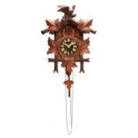 Black Forest weight driven 'cuckoo' clock